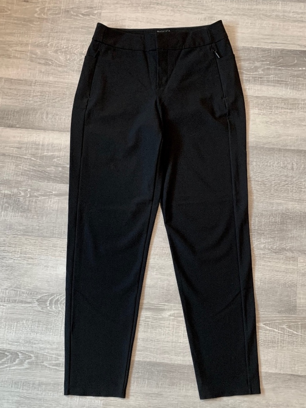 Athleta Stellar Trouser Black Pants 30" Inseam Women's 8 T Tall - Picture 5 of 9
